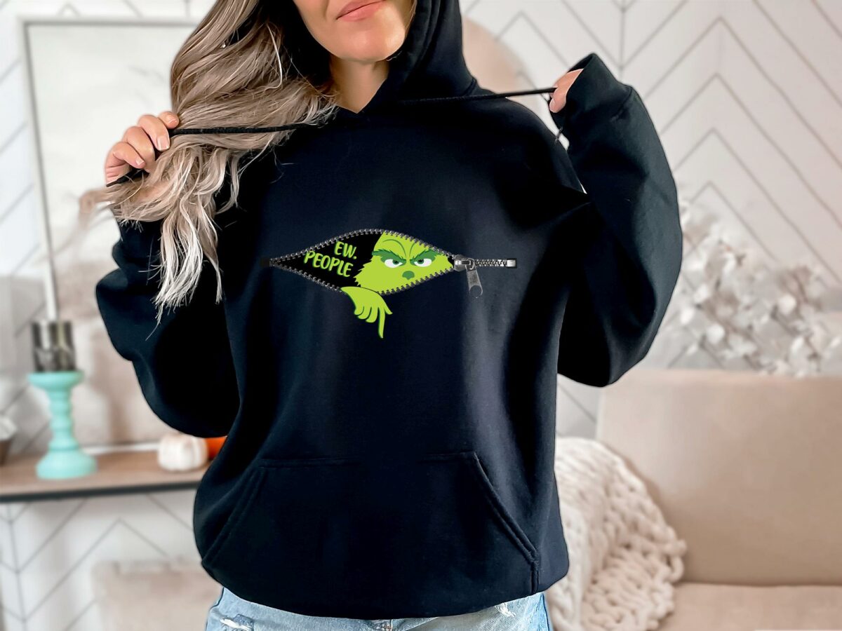 Ew People Sweatshirt Grinch Sweatshirt Grinchmas Sweatshirt Christmas Grinch Shirt Christmas Funny Grinch Sweatshirt Ew People Shirt 1