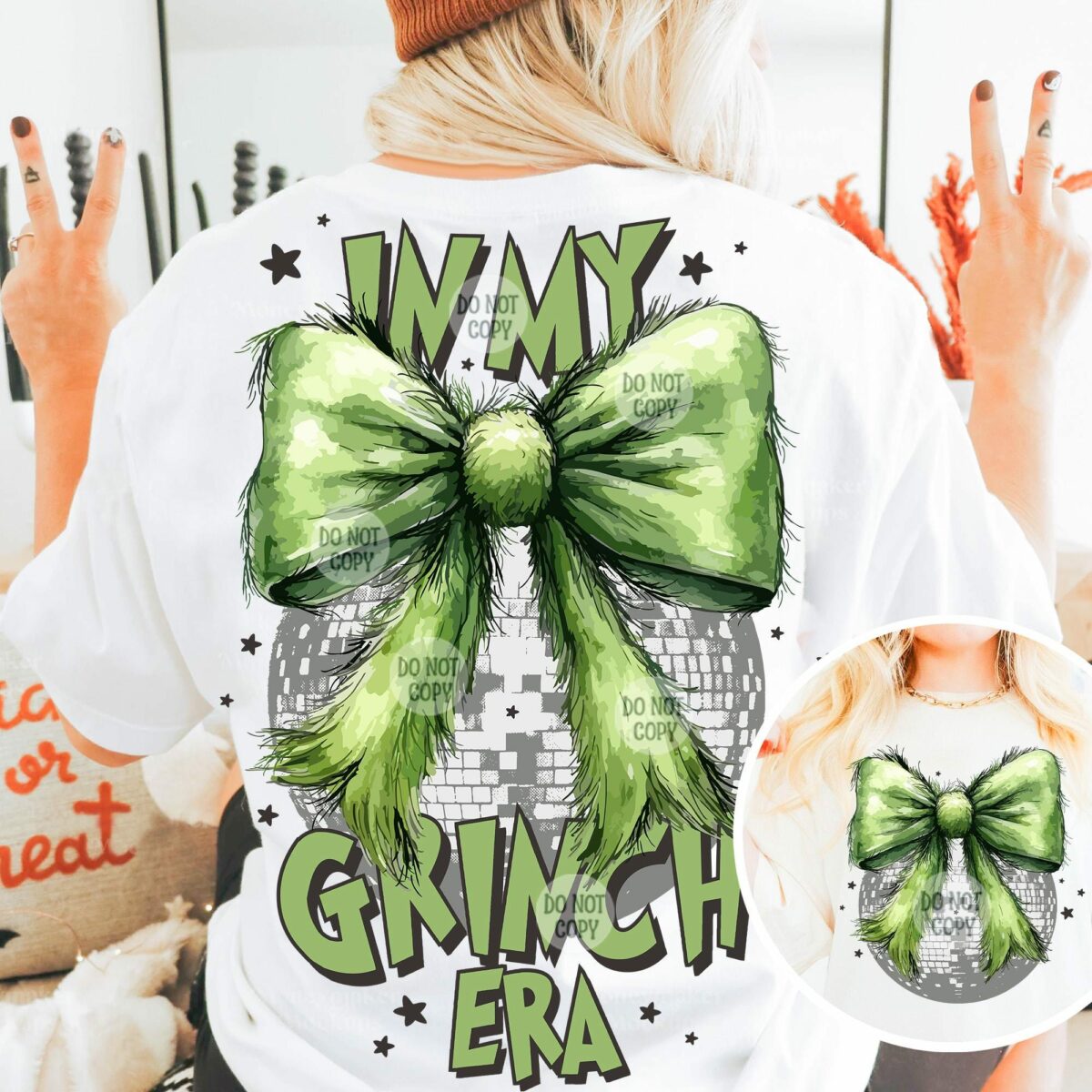 Grinchmas Coquette Bow PNG Funny Png Design Christmas Season PNG Trendy Christmas Png Christmas Movie Png Retro Christmas Shirt PNG 2