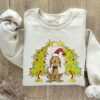 Whimsical Christmas Tree Shirt With Dog Max Whoville Tree Sweatshirt Whimsical Green Star Tree Trendy Christmas Tree Sweatshirt Tee 2