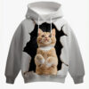 Youth Cool Funny Cat 3D Print Hoodie