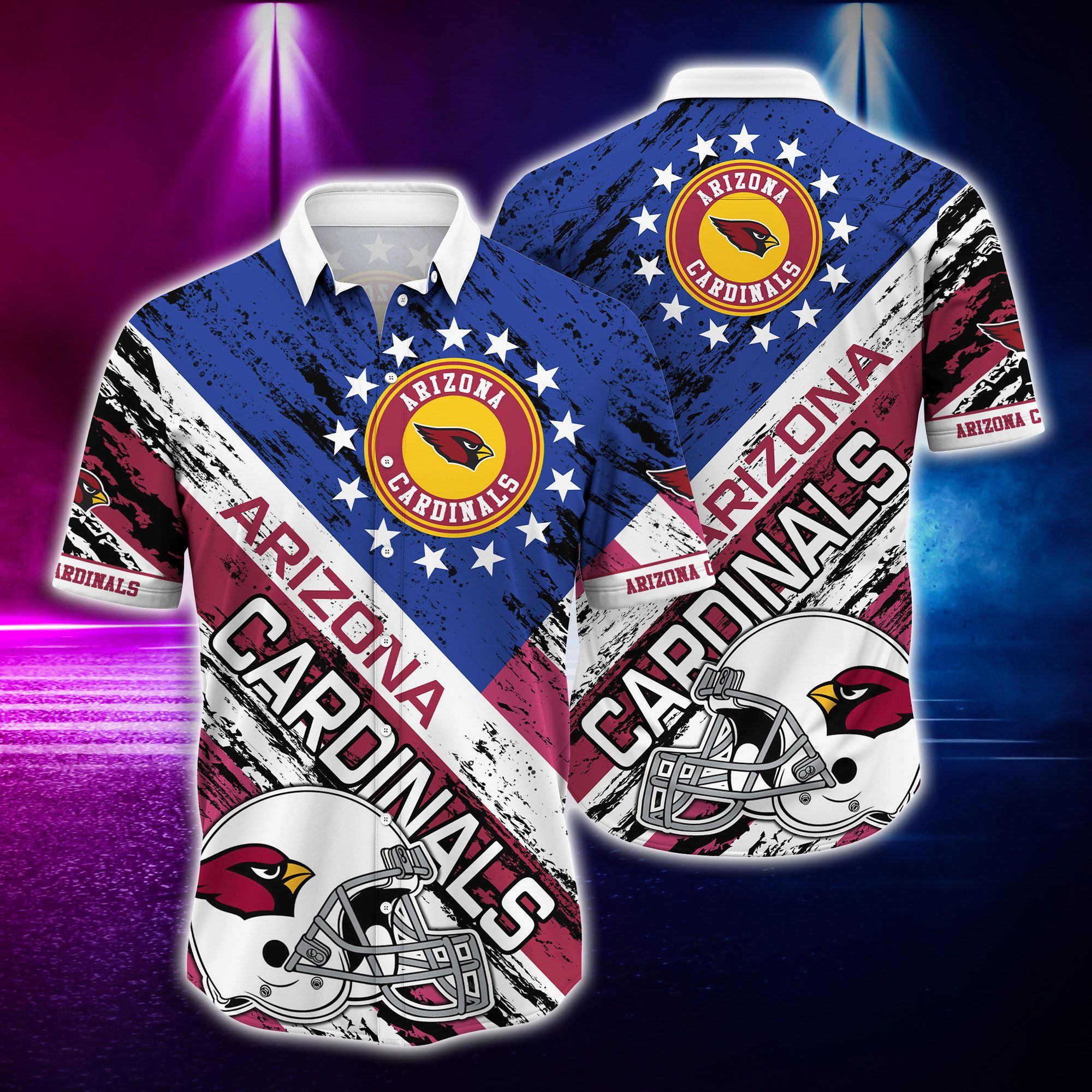 arizona cardinals allamerican stars hawaiian shirt 8iiq7