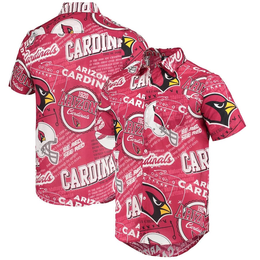 arizona cardinals legacy collage hawaiian shirt 19ic9