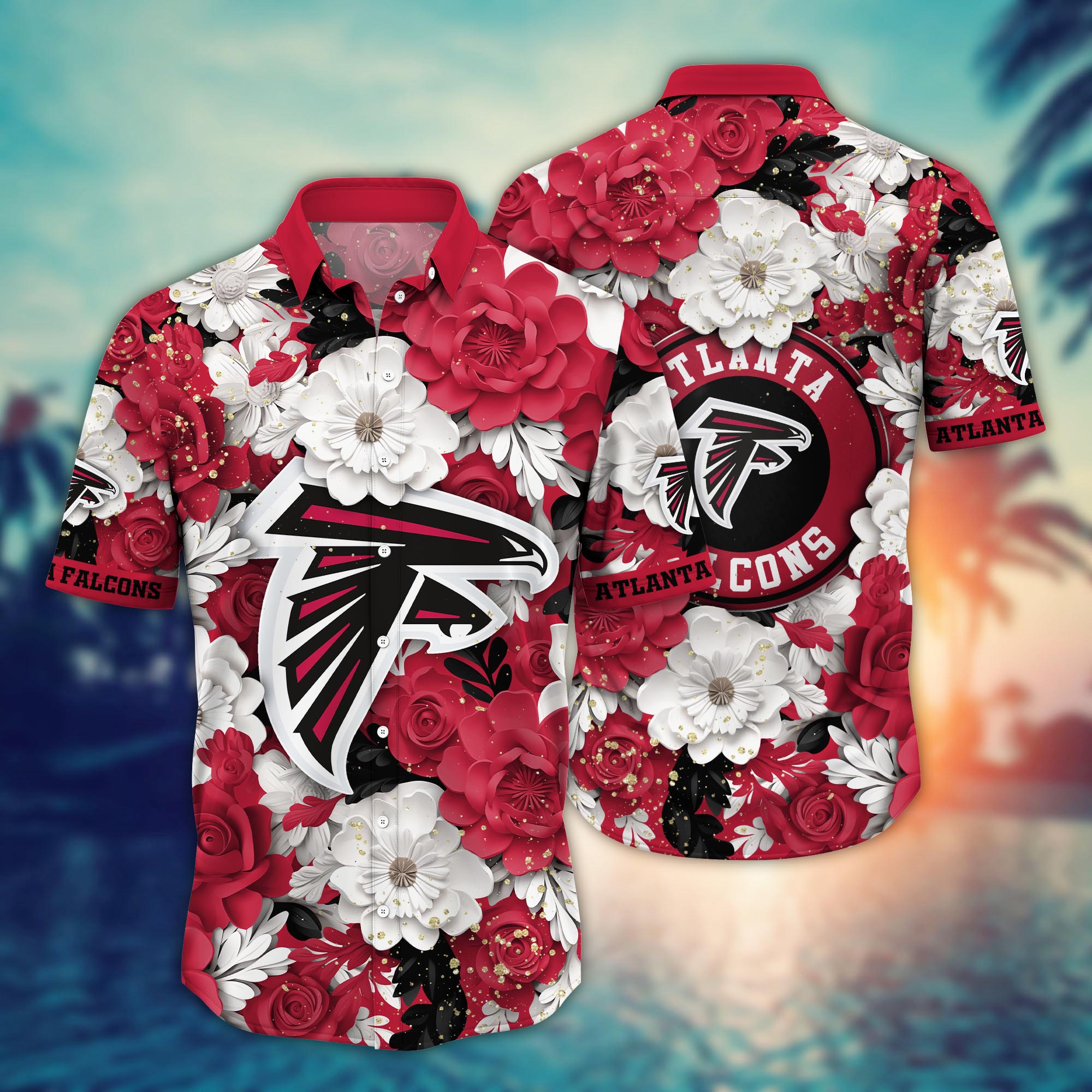 atlanta falcons floral passion hawaiian shirt 9bpws