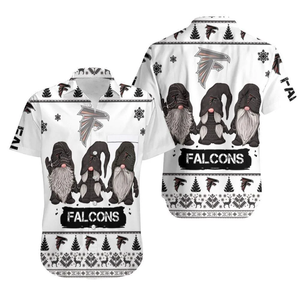 atlanta falcons winter gnome hawaiian shirt iqohy