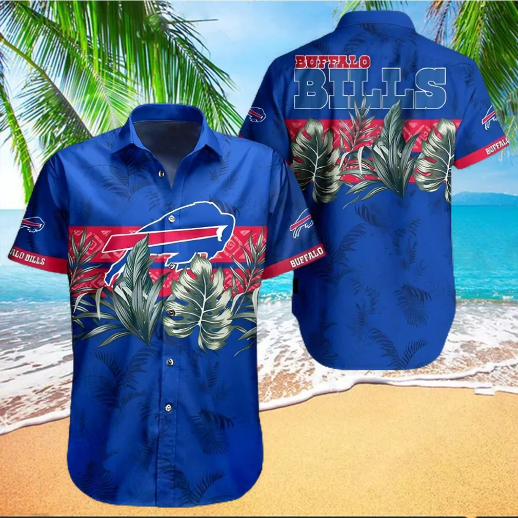 buffalo bills blue tropical jungle hawaiian shirt n6lzm