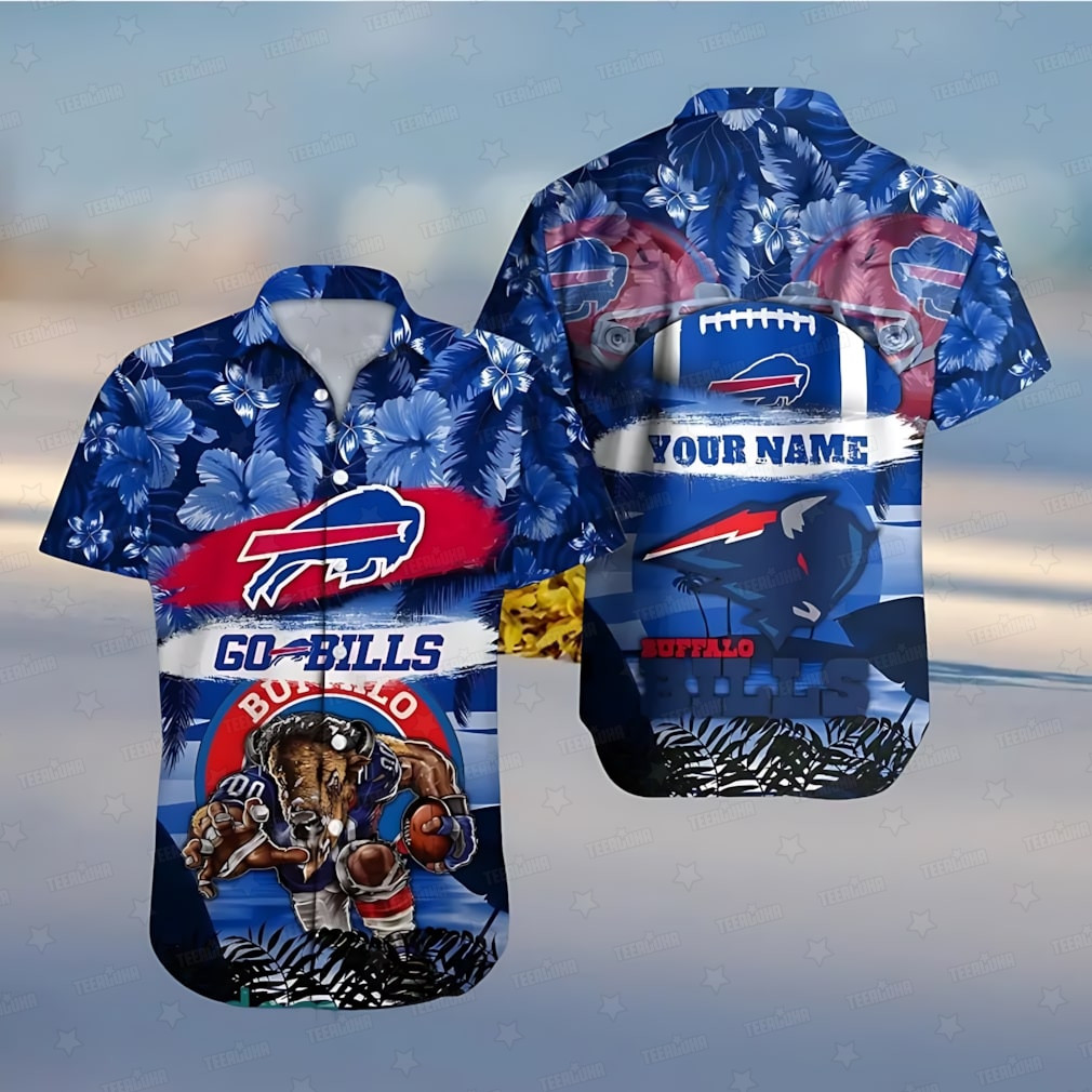 buffalo bills bold charge hawaiian shirt 6ljj9