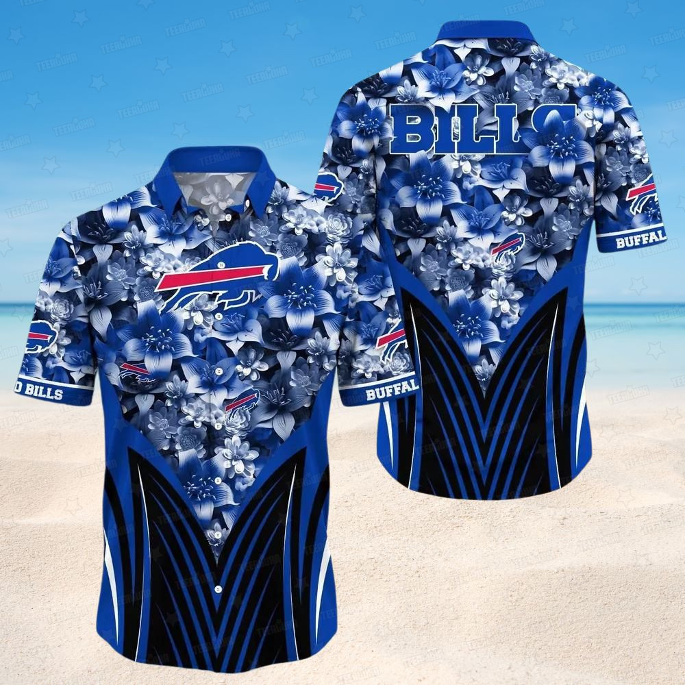 buffalo bills floral fusion hawaiian shirt crmrg