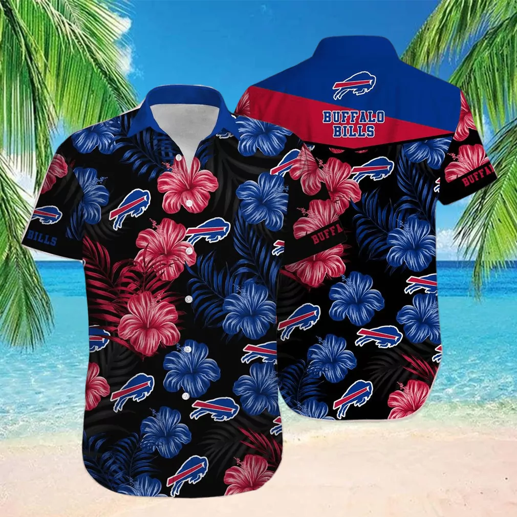 buffalo bills hibiscus night hawaiian shirt 90rtb