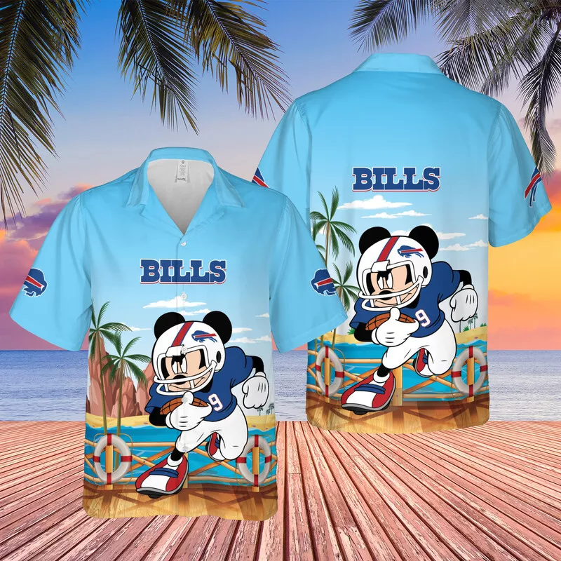 buffalo bills mickey football ocean view hawaiian shirt r6jdm