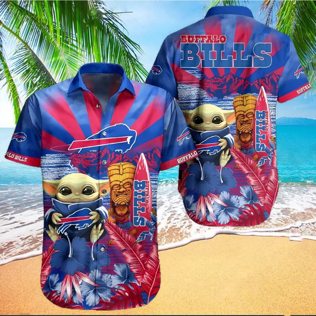 buffalo bills tiki totem hawaiian shirt cggl8