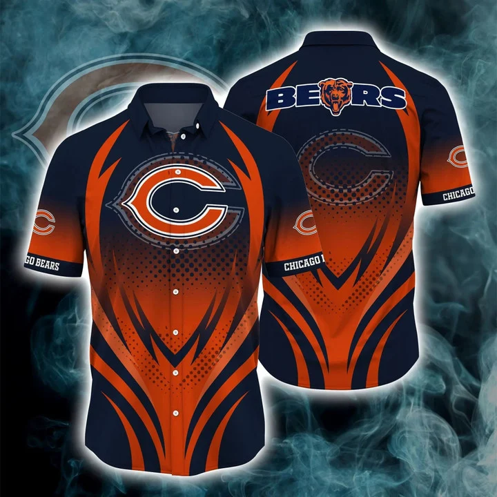 chicago bears firestorm hawaiian shirt y0ky8