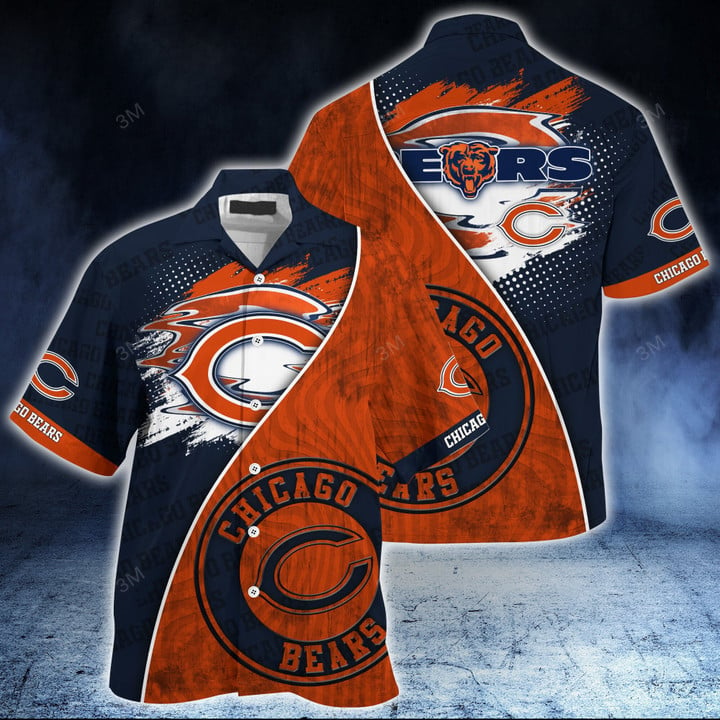 chicago bears thunder strike hawaiian shirt s8wvg