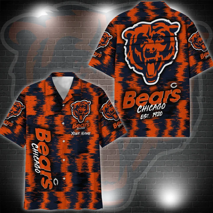 chicago bears wild grizzly attack hawaiian shirt yt8gp