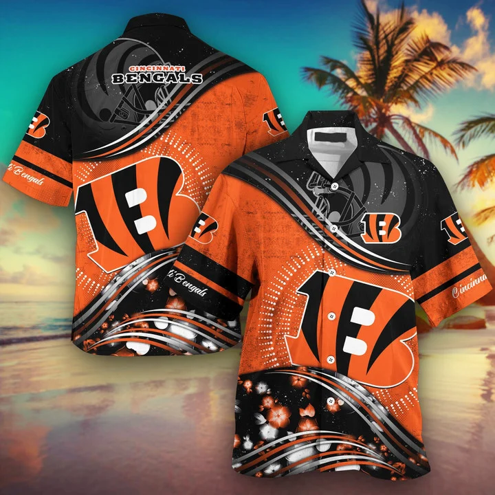 cincinnati bengals dynamic wave hawaiian shirt mt5pg