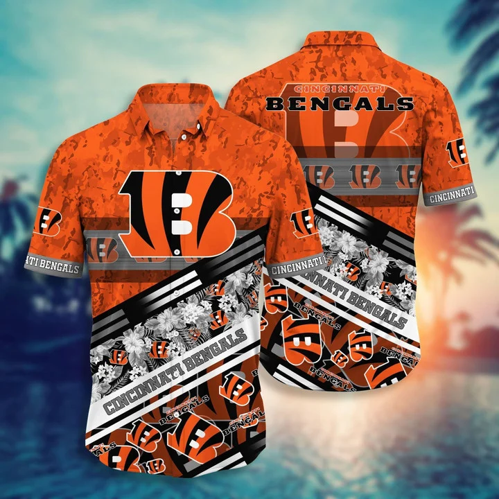 cincinnati bengals floral waves hawaiian shirt 5aq99