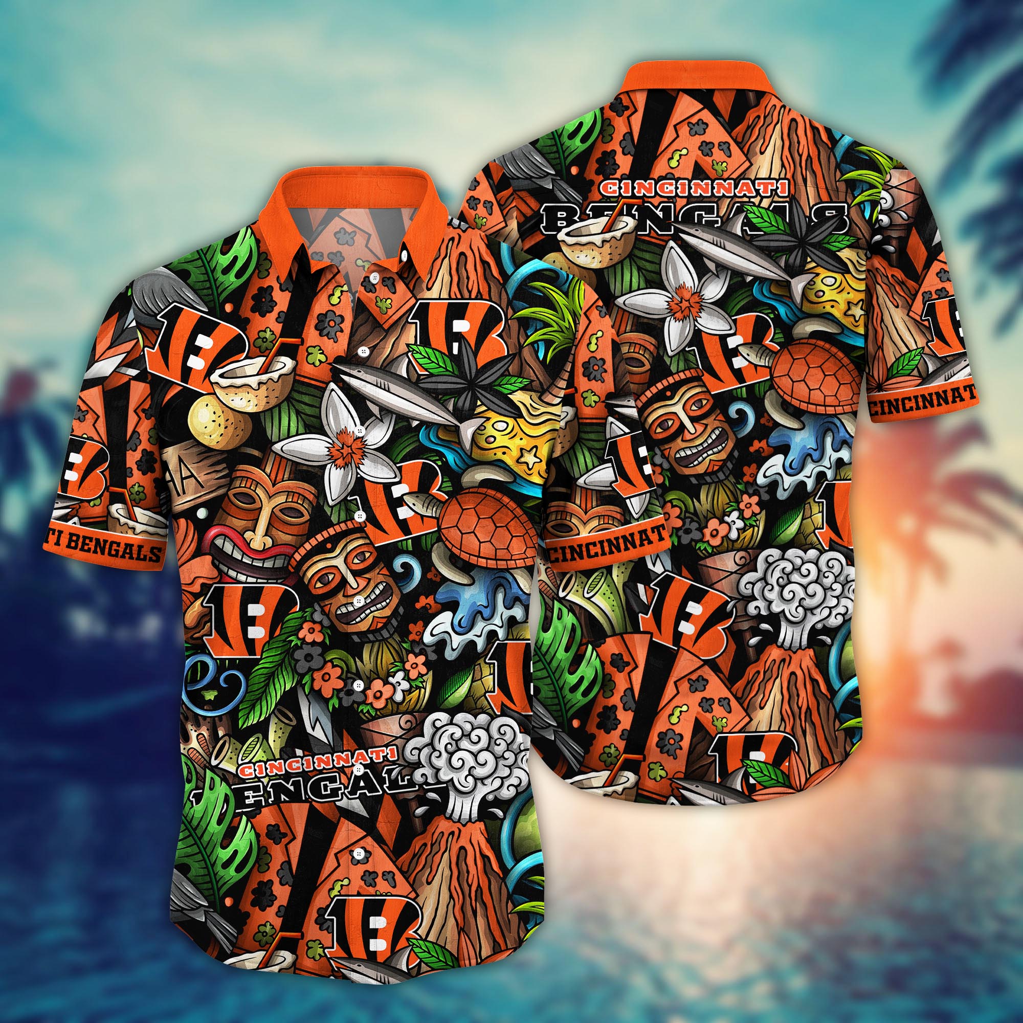 cincinnati bengals tropical adventure hawaiian shirt y3it8