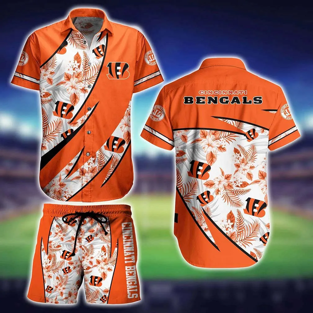 cincinnati bengals tropical sport hawaiian shirt t6587