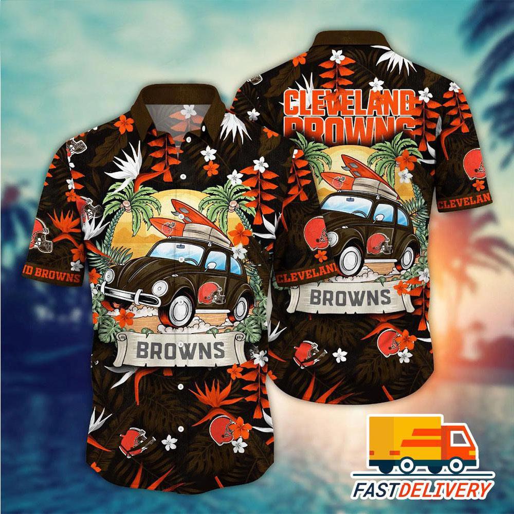 cleveland browns retro surf hawaiian shirt hj8lm