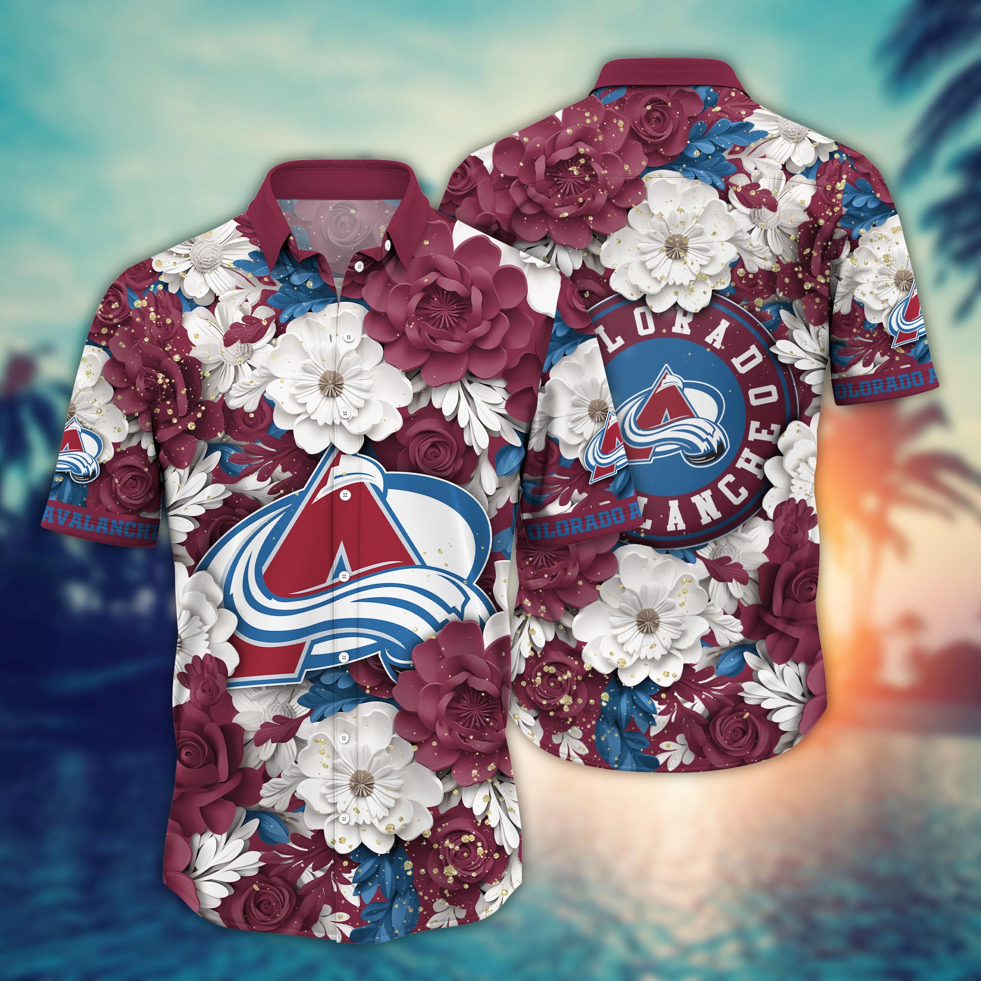 colorado avalanche floral elegance hawaiian shirt 3q4fh