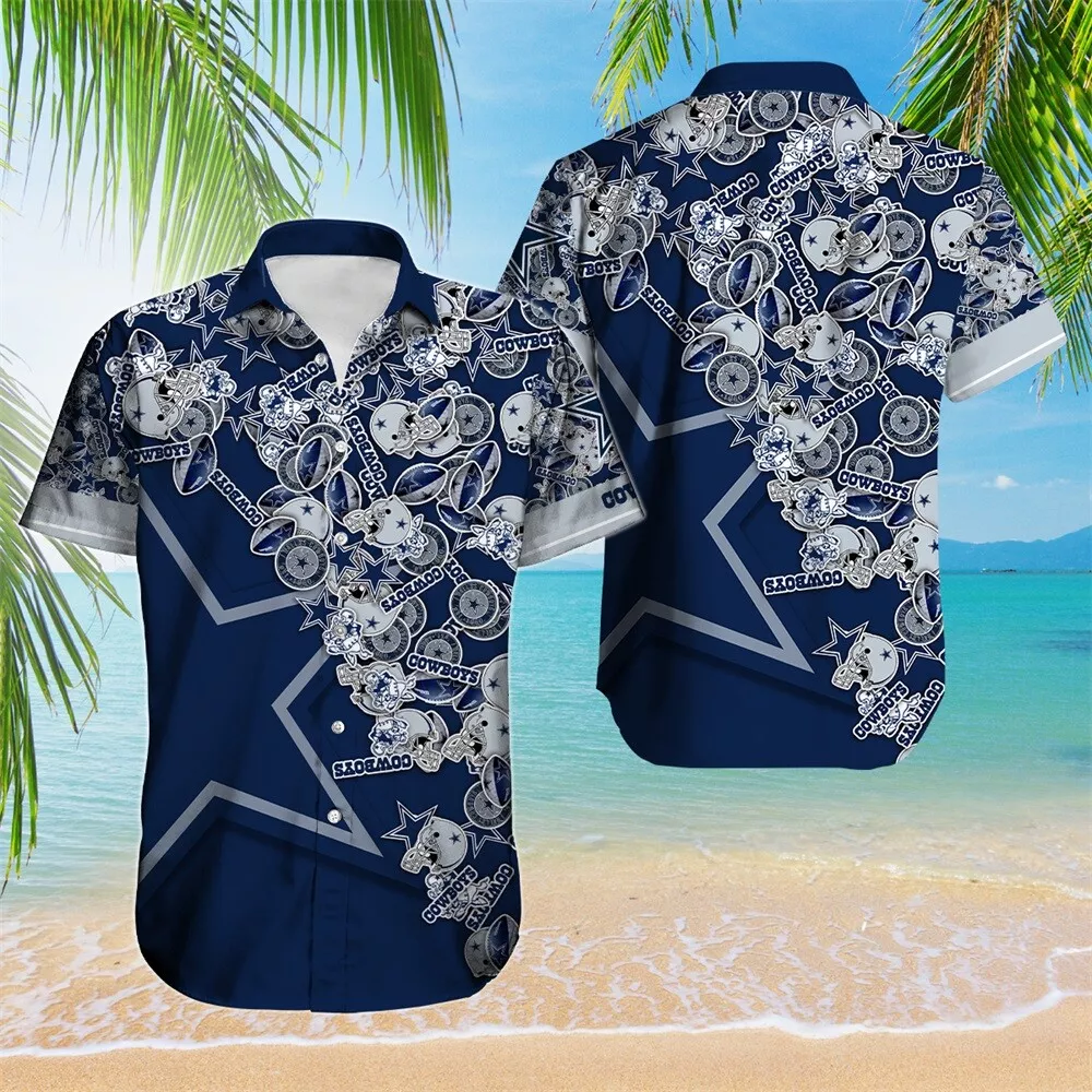 dallas cowboys comic craze hawaiian shirt nbc5z