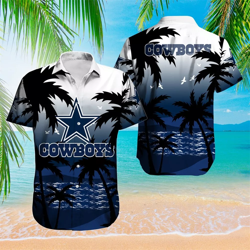 dallas cowboys ocean breeze hawaiian shirt