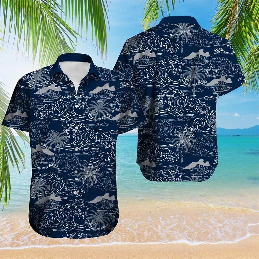 dallas cowboys wave rider hawaiian shirt 9b5r4