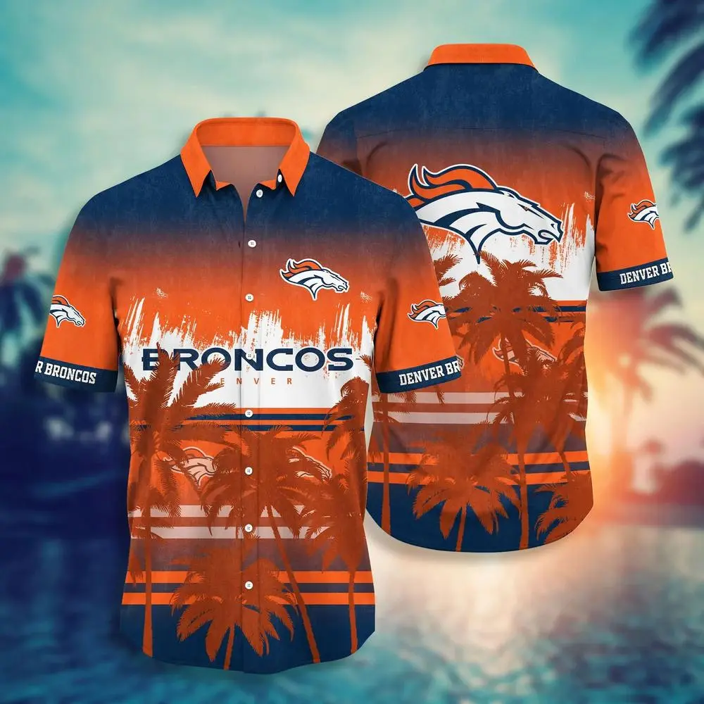 denver broncos beach vibes hawaiian shirt egooj