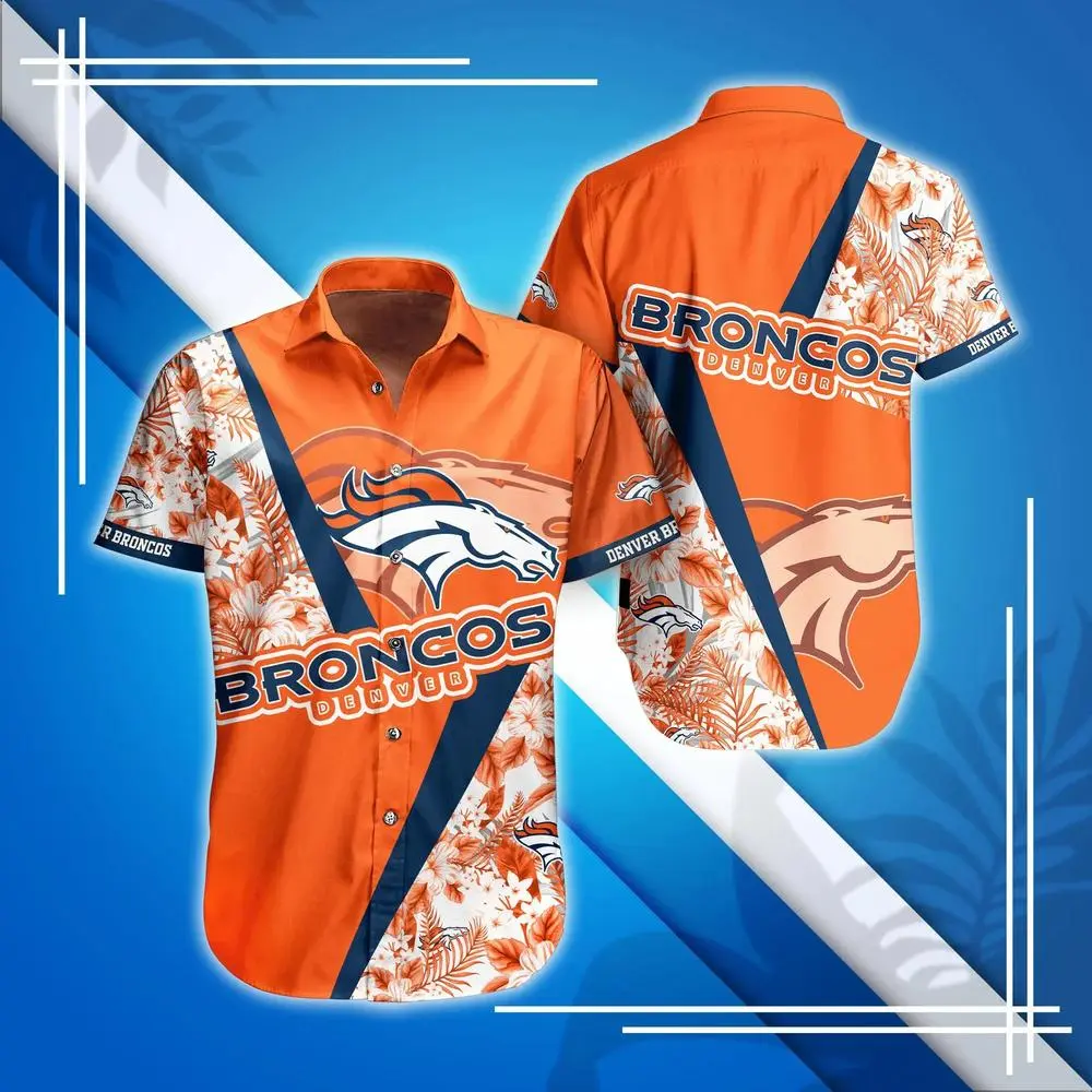 denver broncos bold flora hawaiian shirt fi3y3