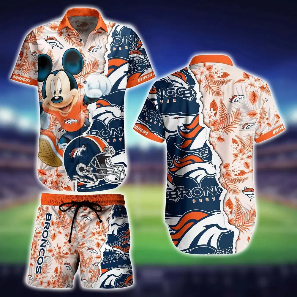 denver broncos character champions hawaiian shirt k0kr8