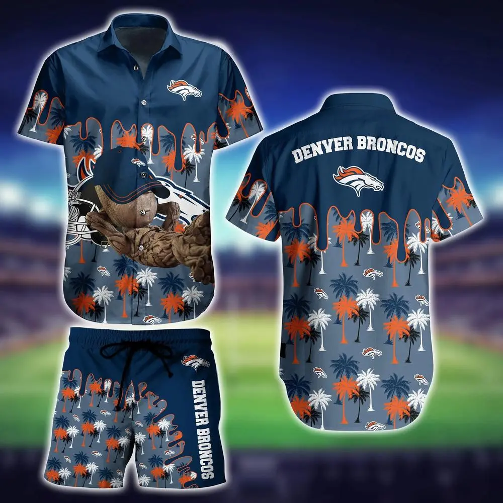 denver broncos palm drip hawaiian shirt kj9o0