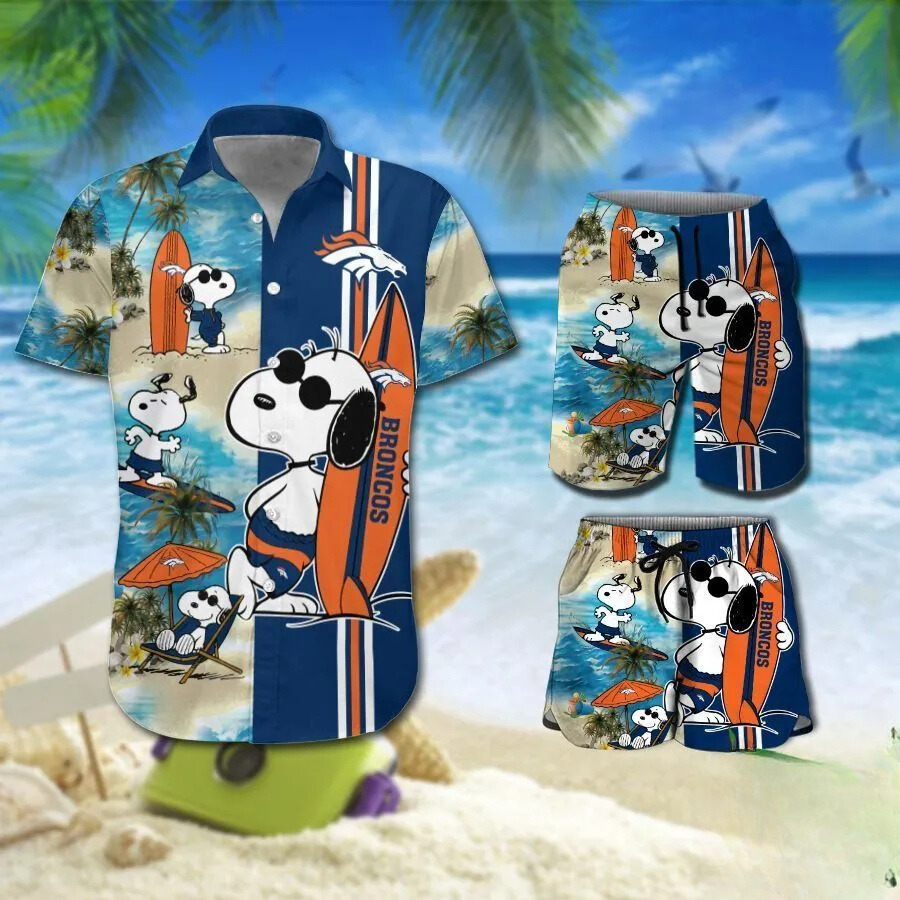 denver broncos snoopy surf hawaiian shirt 18eqk