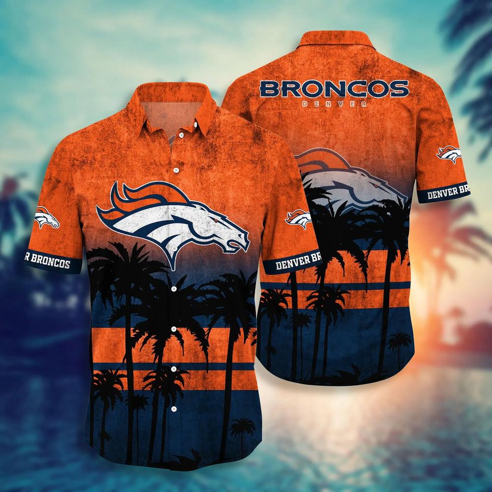 denver broncos sunset palm paradise hawaiian shirt 6t31u