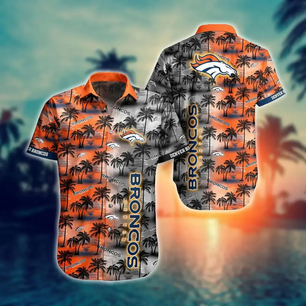 denver broncos tropical sunset spirit hawaiian shirt n0yp3