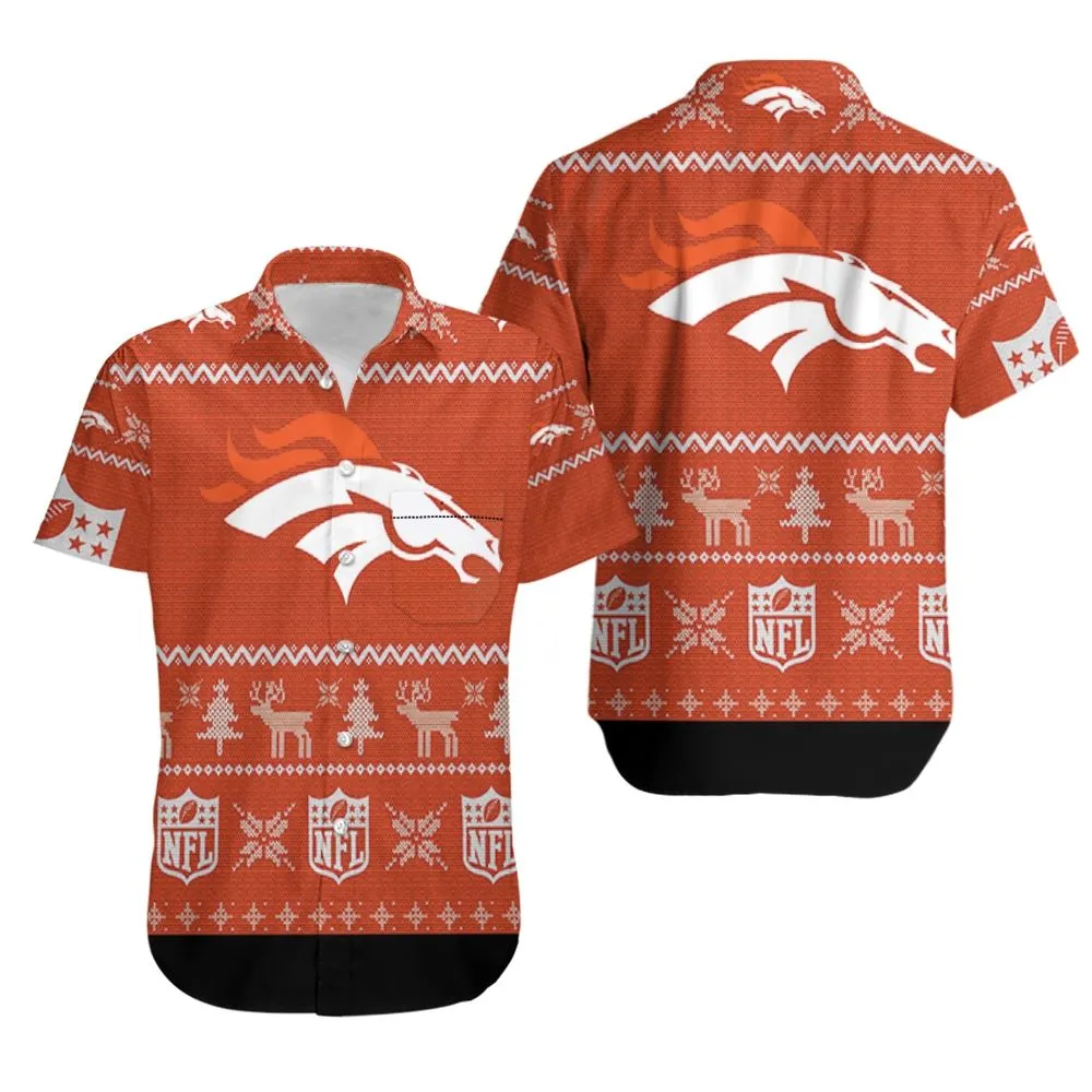 denver broncos winter wonderland hawaiian shirt q5mo9