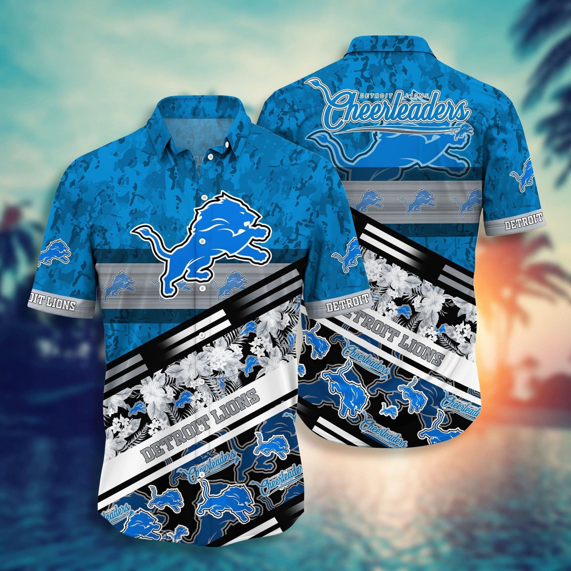 detroit lions cheer squad hawaiian shirt 5nk6e