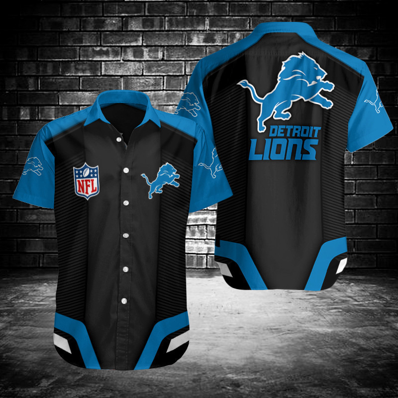 detroit lions nfl performance hawaiian shirt h099p