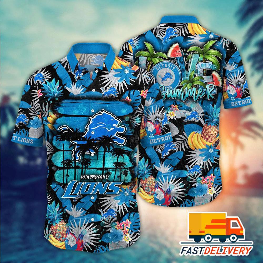 detroit lions summer fun hawaiian shirt 10bdh