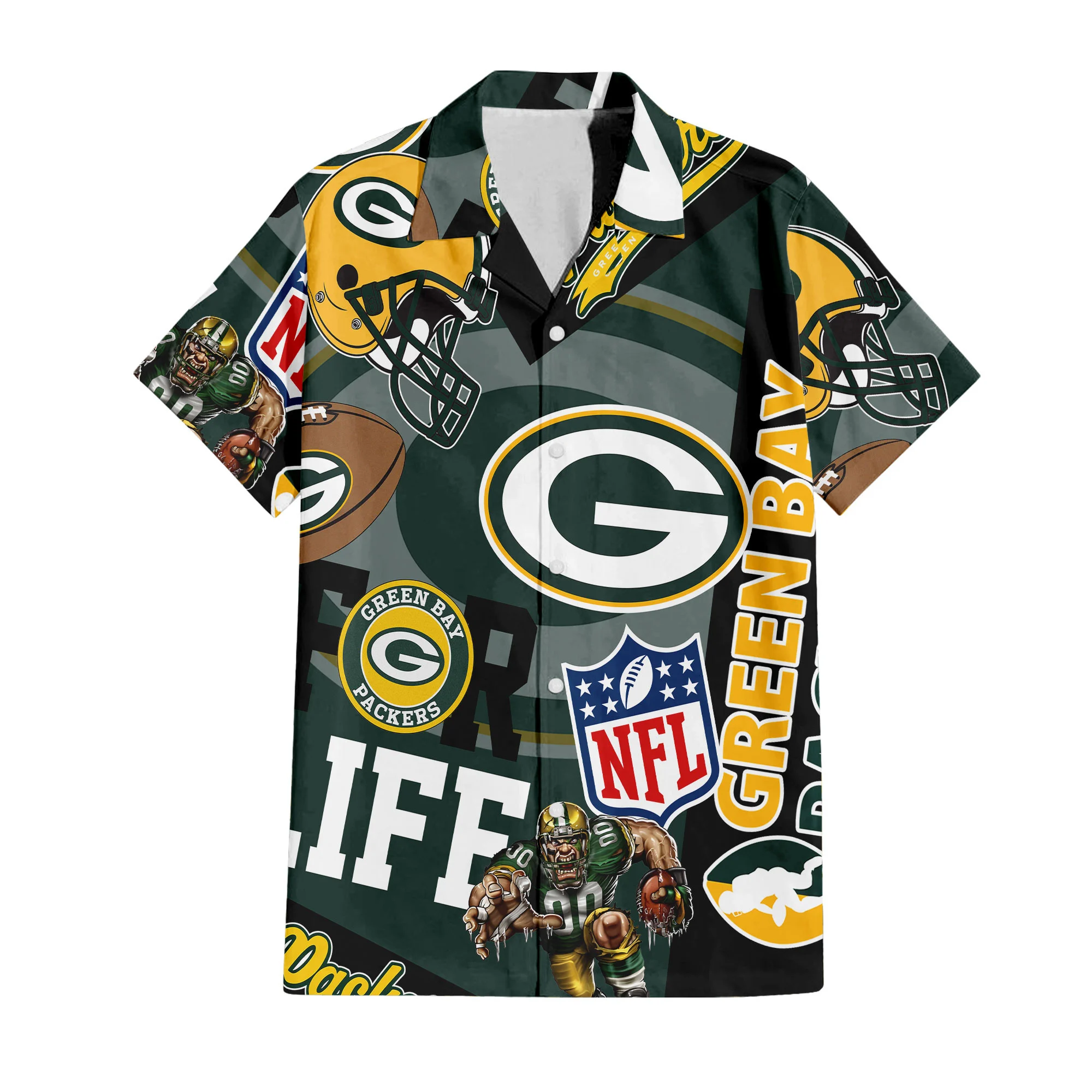 green bay packers for life hawaiian shirt cg3sp