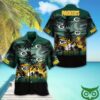 green bay packers palm sunset hawaiian shirt lvf2o