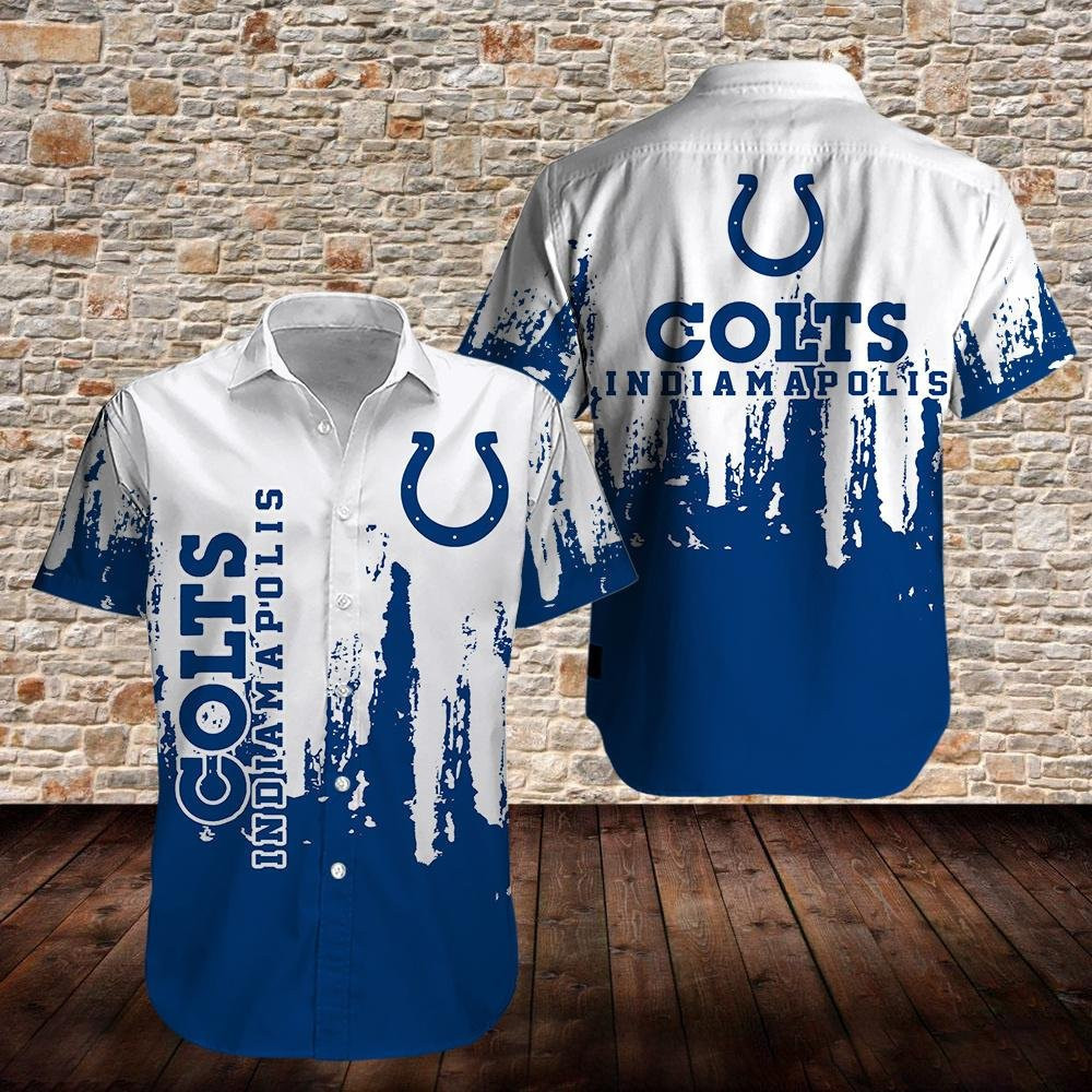 indianapolis colts football magic pattern hawaiian shirt mq8kv