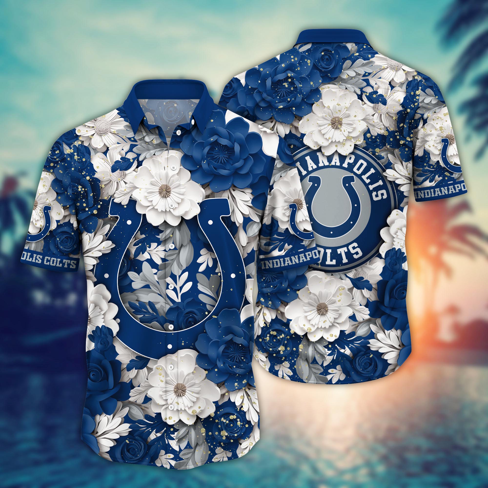 indianapolis colts thunderstorm hawaiian shirt t8rjr