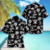 las vegas raiders floral icon hawaiian shirt clr01