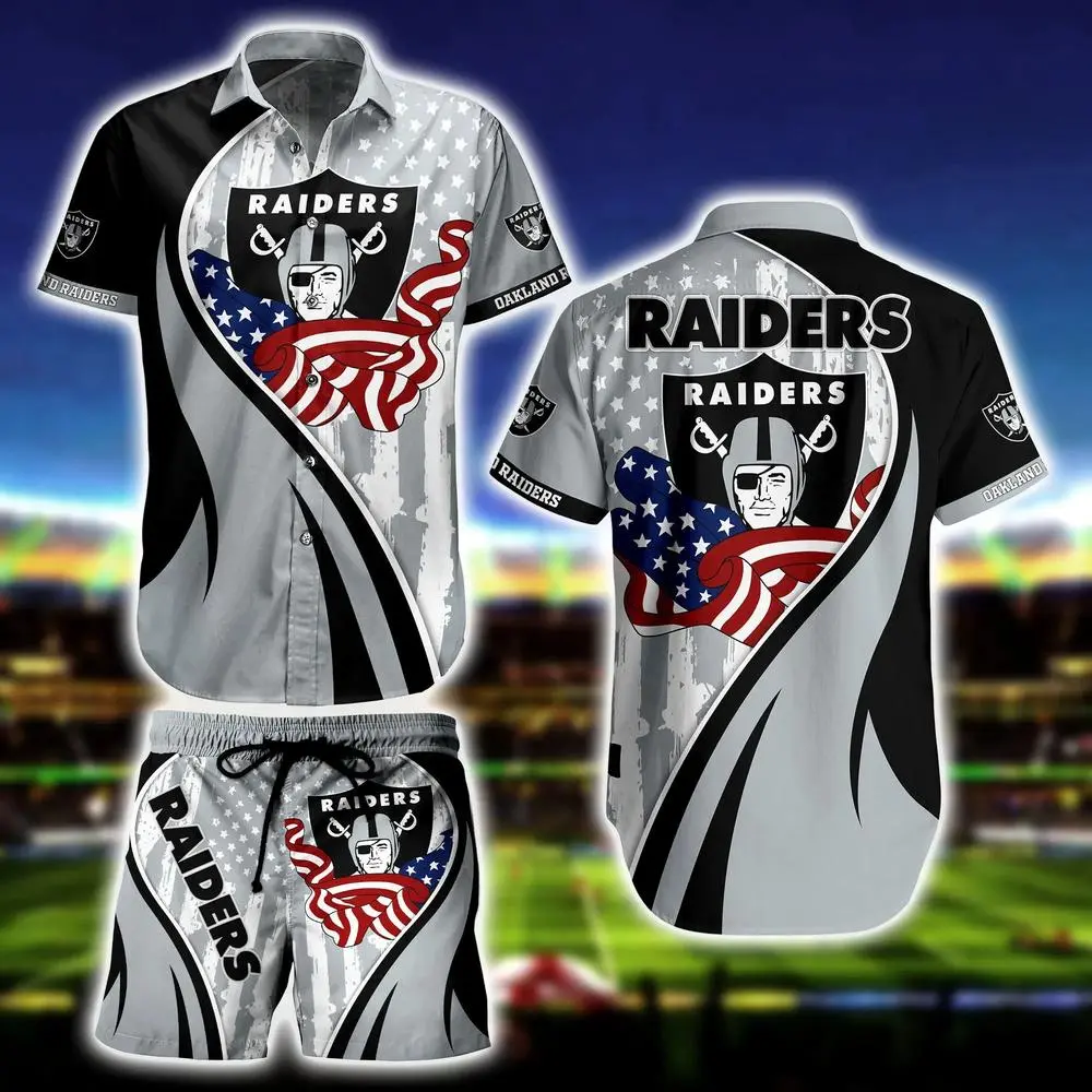 las vegas raiders stars stripes hawaiian shirt vr7zo