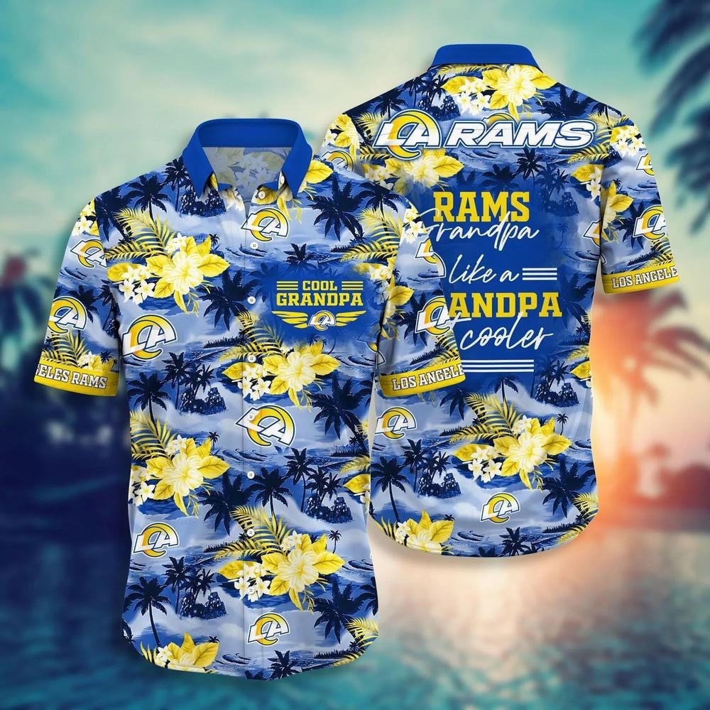 los angeles rams cool grandpa hawaiian shirt m2h8z