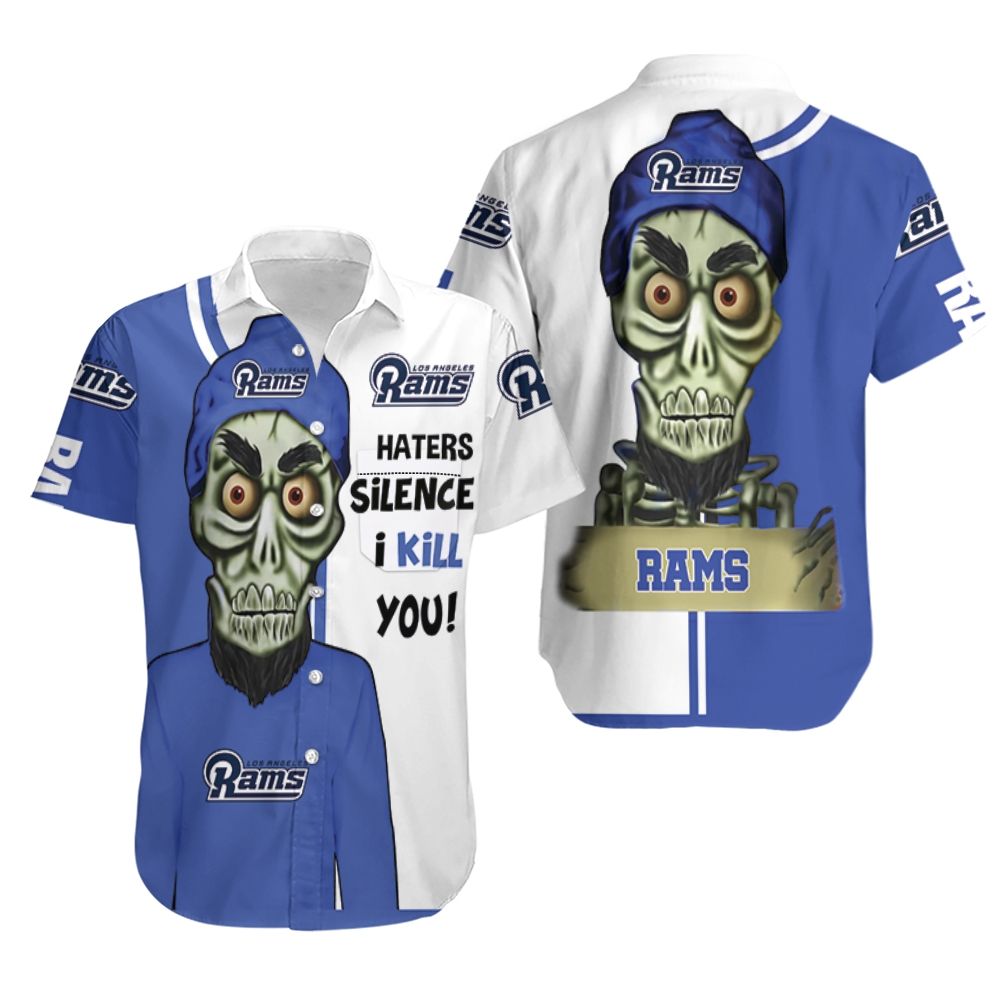 los angeles rams haters i kill you 3d hawaiian shirt