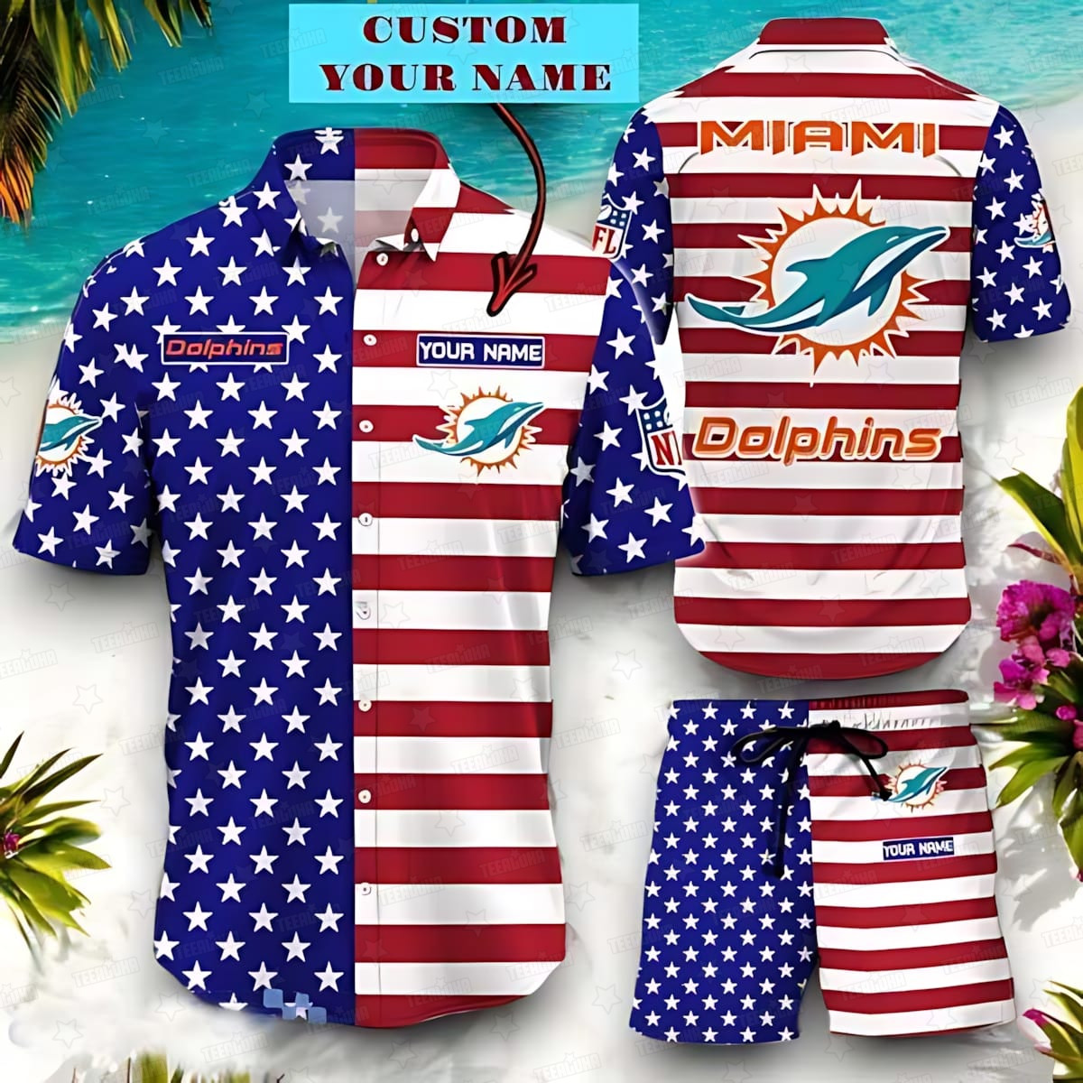 miami dolphins allamerican hawaiian shirt ouh71