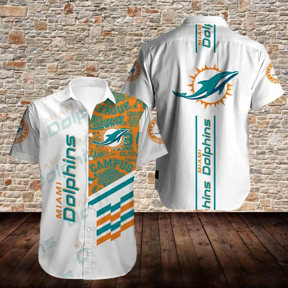 miami dolphins campus champion hawaiian shirt 966sw