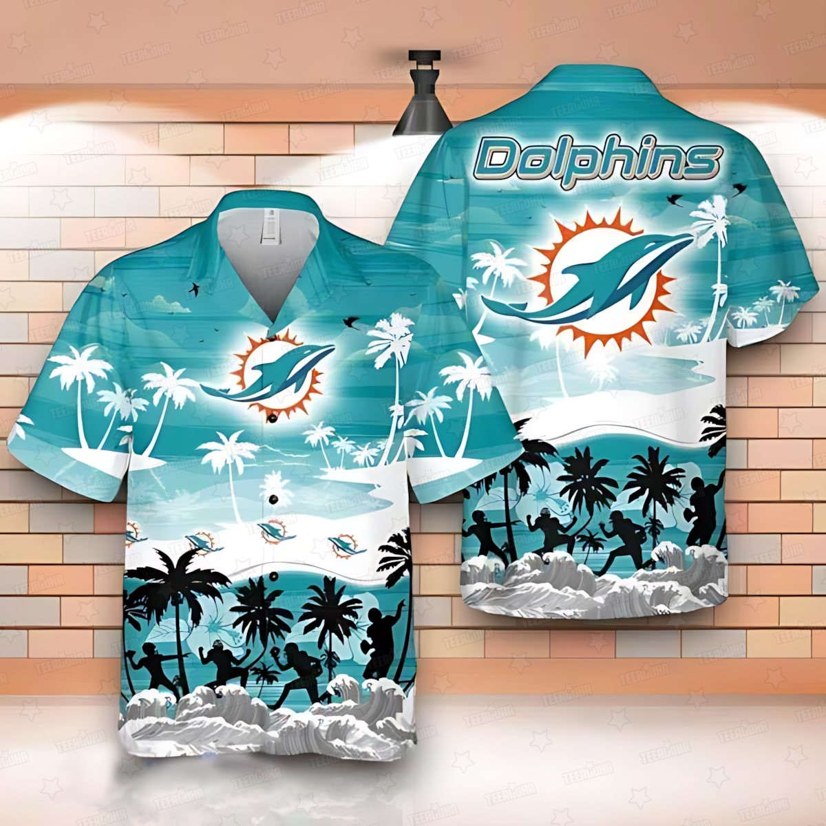 miami dolphins coastal breeze hawaiian shirt a4zr3