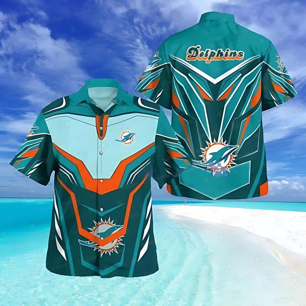 miami dolphins cyber shield hawaiian shirt y2ua4