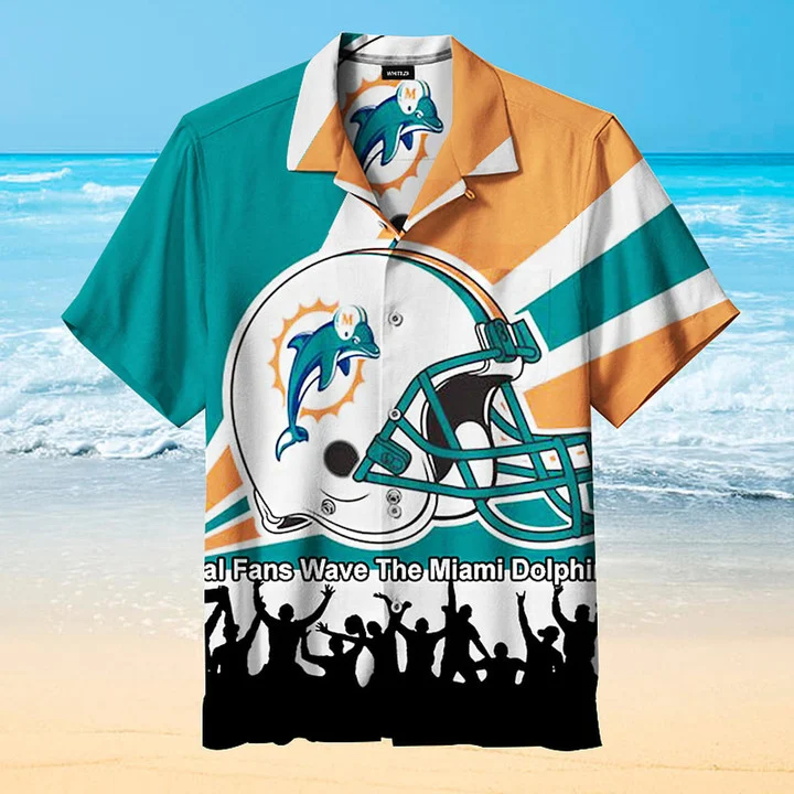 miami dolphins fan spirit hawaiian shirt hpwyy